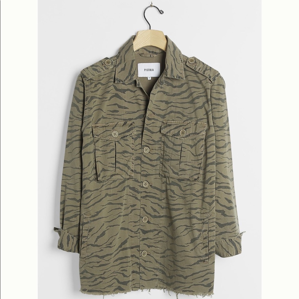 Pistola Tiger Utility Shirt Jacket